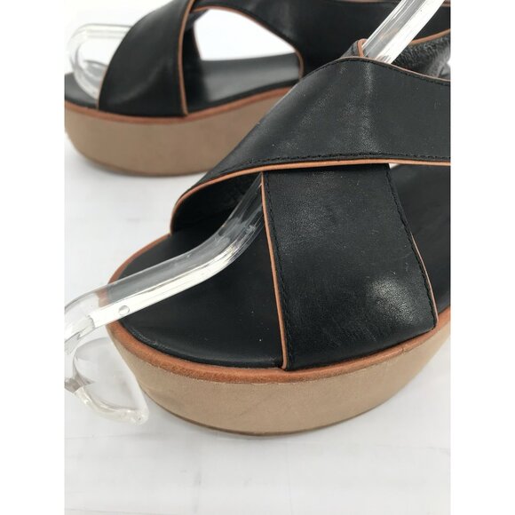 Camper Together Veronique Branquiho Sandals Womens Size 37 US 6.5 Black Leather - Picture 10 of 16